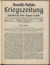 Karnisch-Julische Kriegszeitung