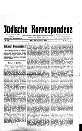 Jüdische Korrespondenz