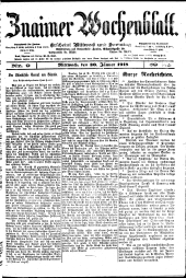 Znaimer Wochenblatt