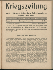 Karnisch-Julische Kriegszeitung