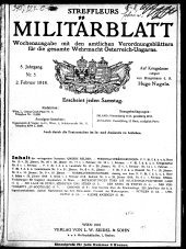 Streffleur's Militärblatt