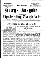 Czernowitzer Allgemeine Zeitung