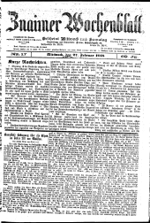 Znaimer Wochenblatt