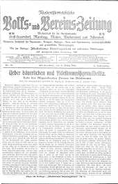 Niederösterreichsiche Volks- und Vereinszeitung