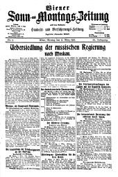 Wiener Sonn- und Montags-Zeitung