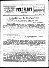Feldblatt
