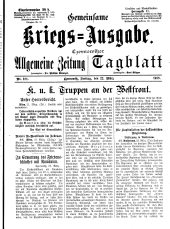 Czernowitzer Allgemeine Zeitung