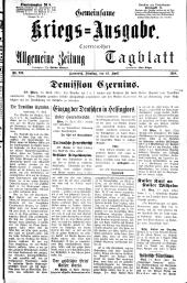 Czernowitzer Allgemeine Zeitung