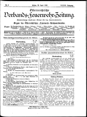 Österreichische Verbands-Feuerwehr-Zeitung