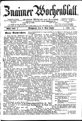 Znaimer Wochenblatt