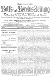 Niederösterreichsiche Volks- und Vereinszeitung