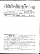 Arbeiterinnen Zeitung