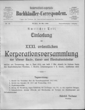 Oesterreichische Buchhändler-Correspondenz