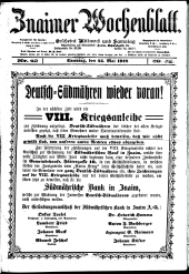 Znaimer Wochenblatt