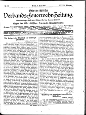 Österreichische Verbands-Feuerwehr-Zeitung