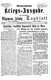 Czernowitzer Allgemeine Zeitung