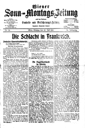 Wiener Sonn- und Montags-Zeitung