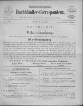 Oesterreichische Buchhändler-Correspondenz