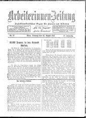 Arbeiterinnen Zeitung