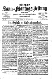 Wiener Sonn- und Montags-Zeitung