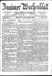 Znaimer Wochenblatt