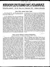 Kriegszeitung des A.T.V. Graz