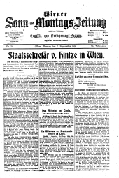 Wiener Sonn- und Montags-Zeitung