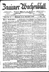 Znaimer Wochenblatt
