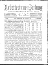 Arbeiterinnen Zeitung