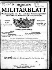 Streffleur's Militärblatt