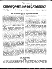 Kriegszeitung des A.T.V. Graz