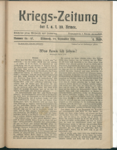 Karnisch-Julische Kriegszeitung