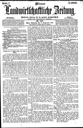 Wiener Landwirtschaftliche Zeitung