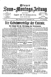 Wiener Sonn- und Montags-Zeitung