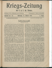 Karnisch-Julische Kriegszeitung