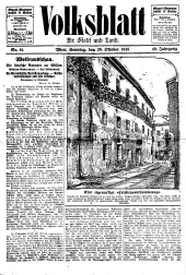 Volksblatt für Stadt und Land