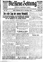 Die neue Zeitung