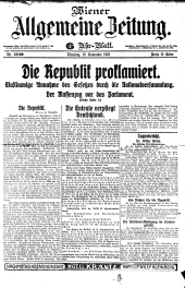 Wiener Allgemeine Zeitung