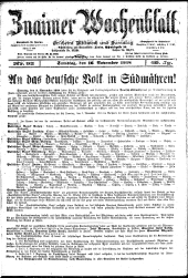 Znaimer Wochenblatt