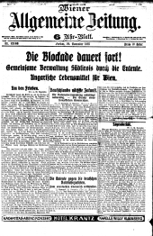 Wiener Allgemeine Zeitung