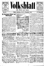 Volksblatt für Stadt und Land