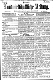 Wiener Landwirtschaftliche Zeitung