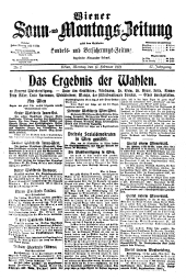 Wiener Sonn- und Montags-Zeitung