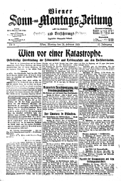Wiener Sonn- und Montags-Zeitung