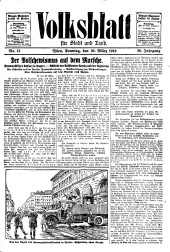 Volksblatt für Stadt und Land