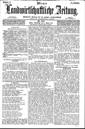 Wiener Landwirtschaftliche Zeitung
