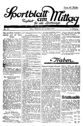 (Wiener) Sporttagblatt