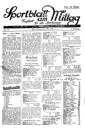 (Wiener) Sporttagblatt