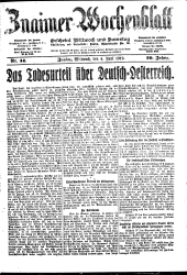 Znaimer Wochenblatt