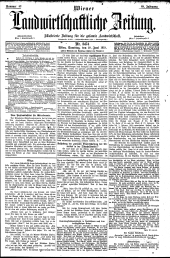 Wiener Landwirtschaftliche Zeitung